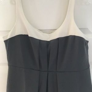 Old navy cream and gray dress